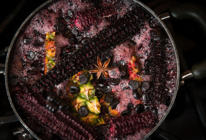 milho roxo chincha morada