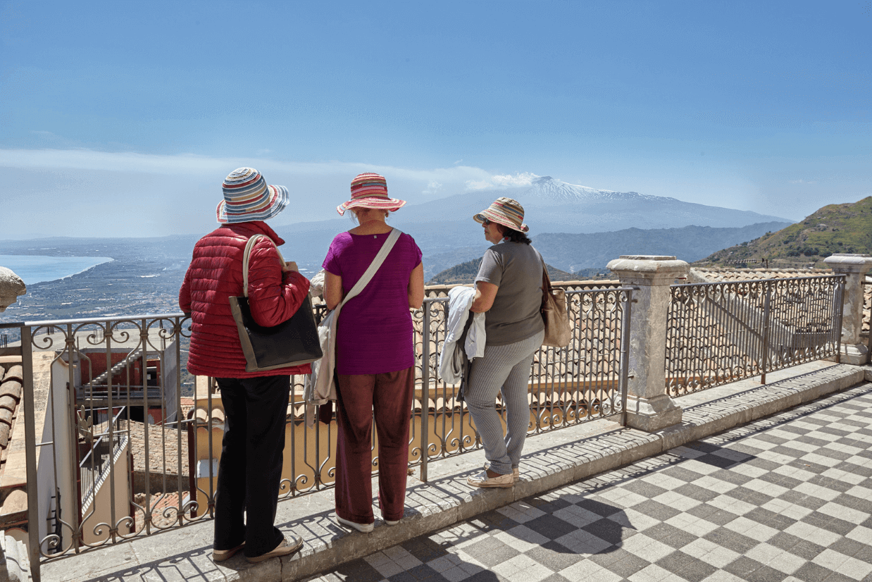 Grupo de viagem maturidade